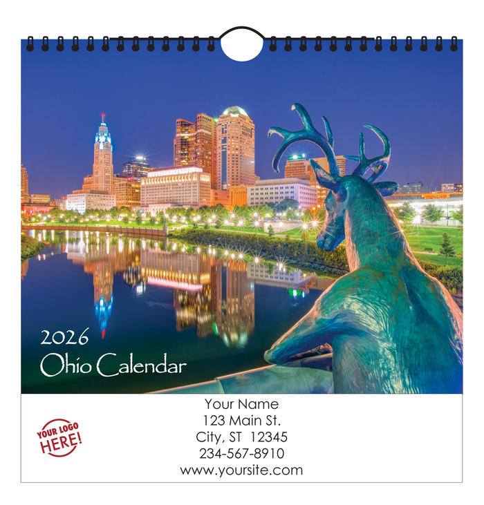 2026 calendar, Ohio