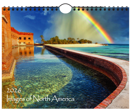 2026 Calendar, North America photography
